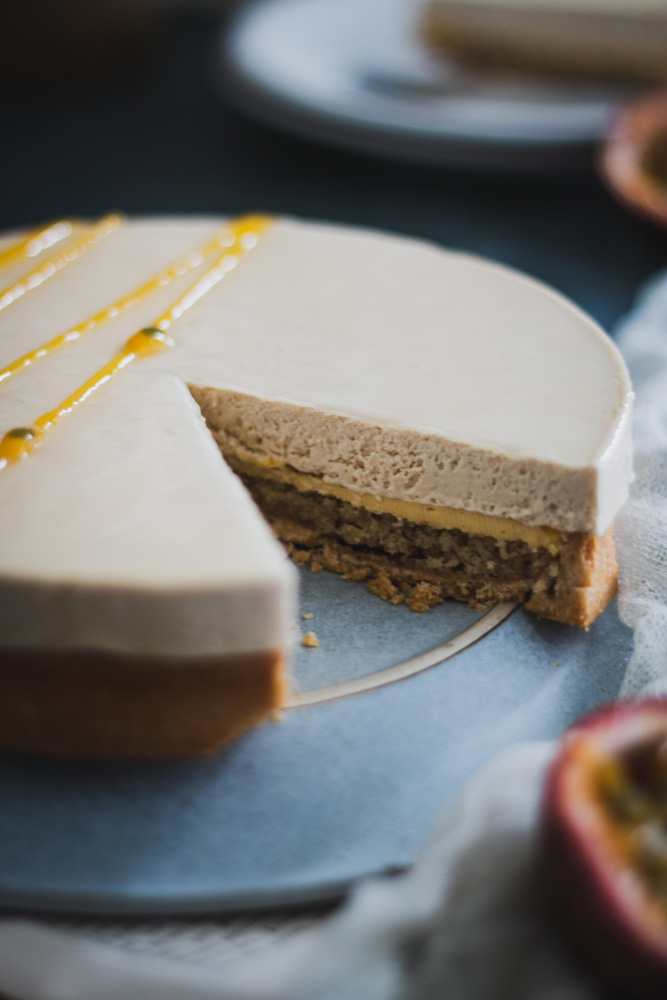 Tarte Dulcey et fruit de la passion - Surprises et Gourmandises