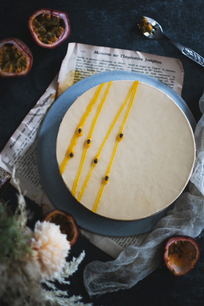 Tarte Dulcey et fruit de la passion - Surprises et Gourmandises