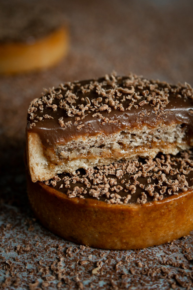 Tartelettes au gianduja et praliné noisette surprises et gourmandises