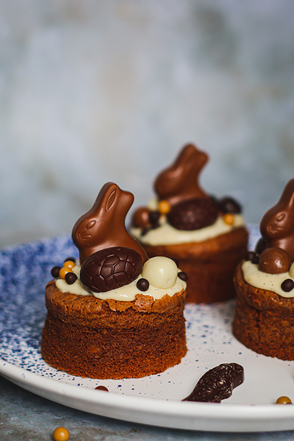 Fondant au chocolat et sa crème vanille surprises et gourmandises