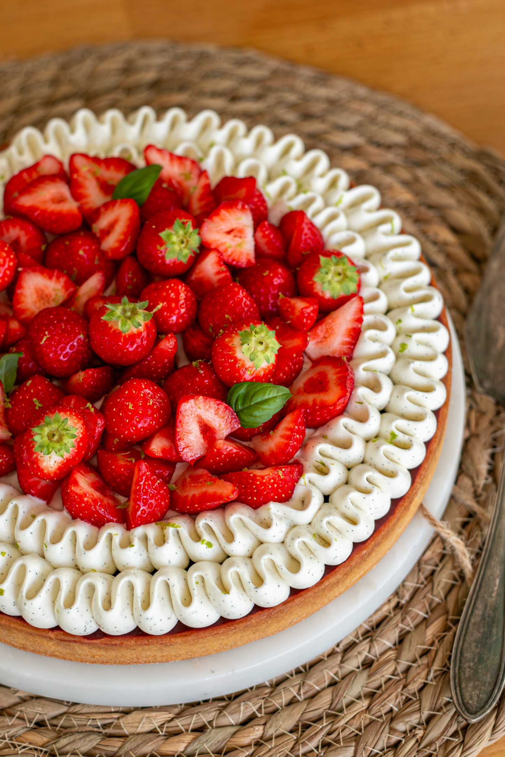 tarte fraise vanille