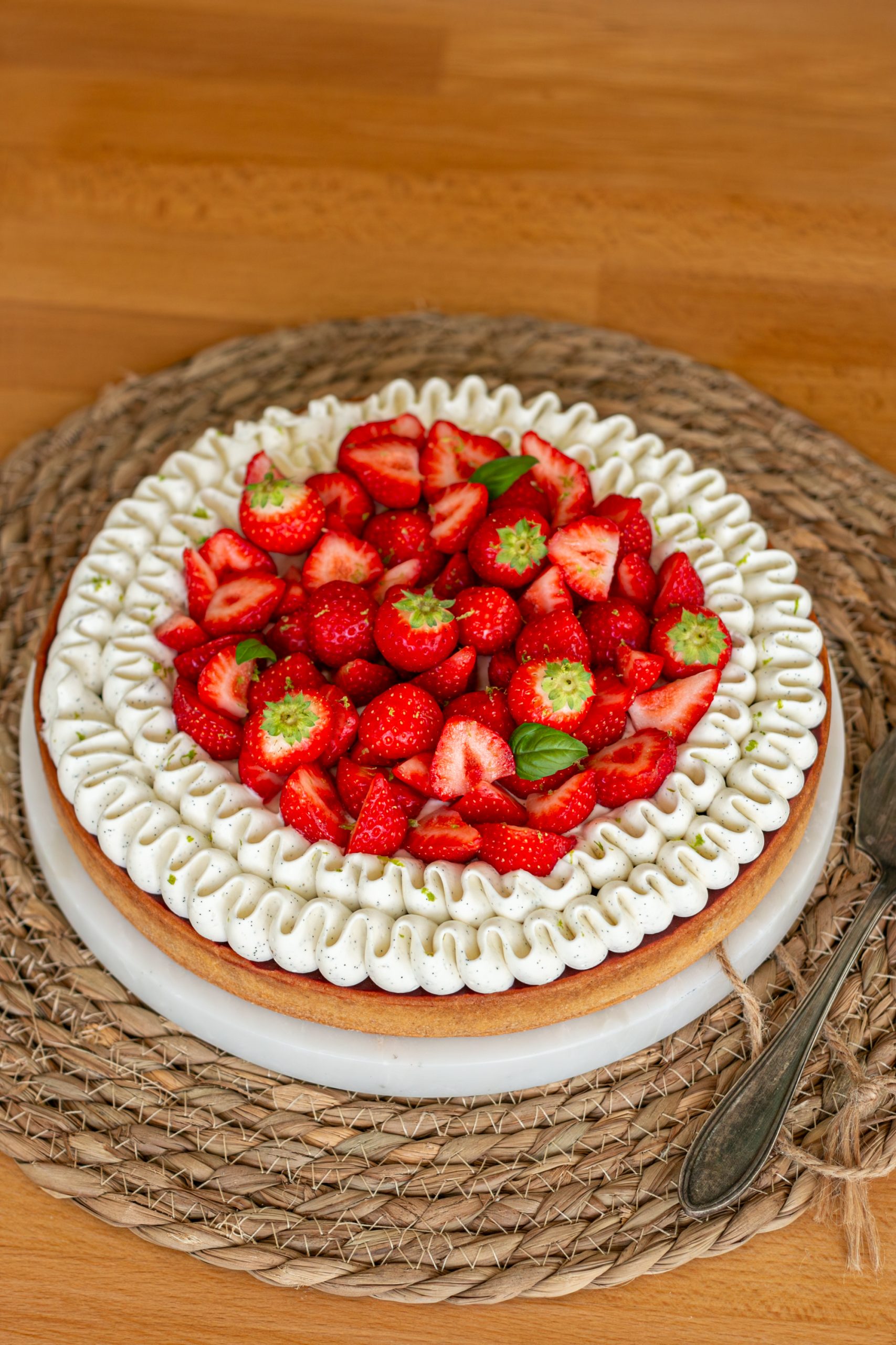 tarte fraise vanille