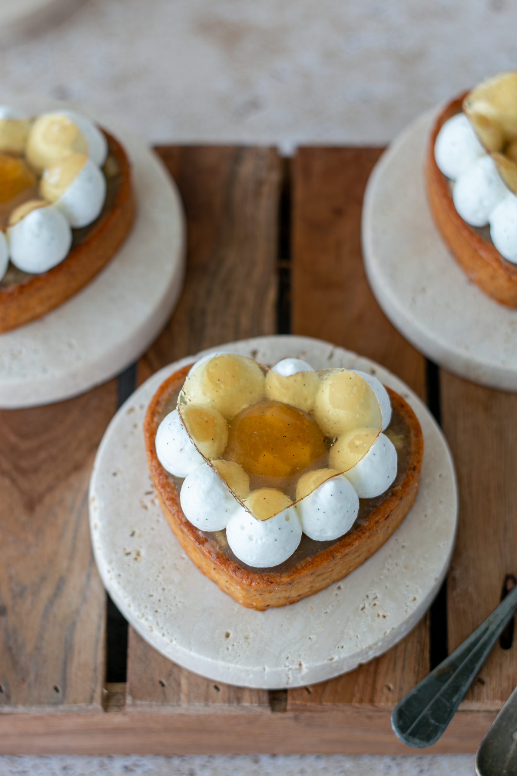 tartelette pomme vanille prunelle de troyes