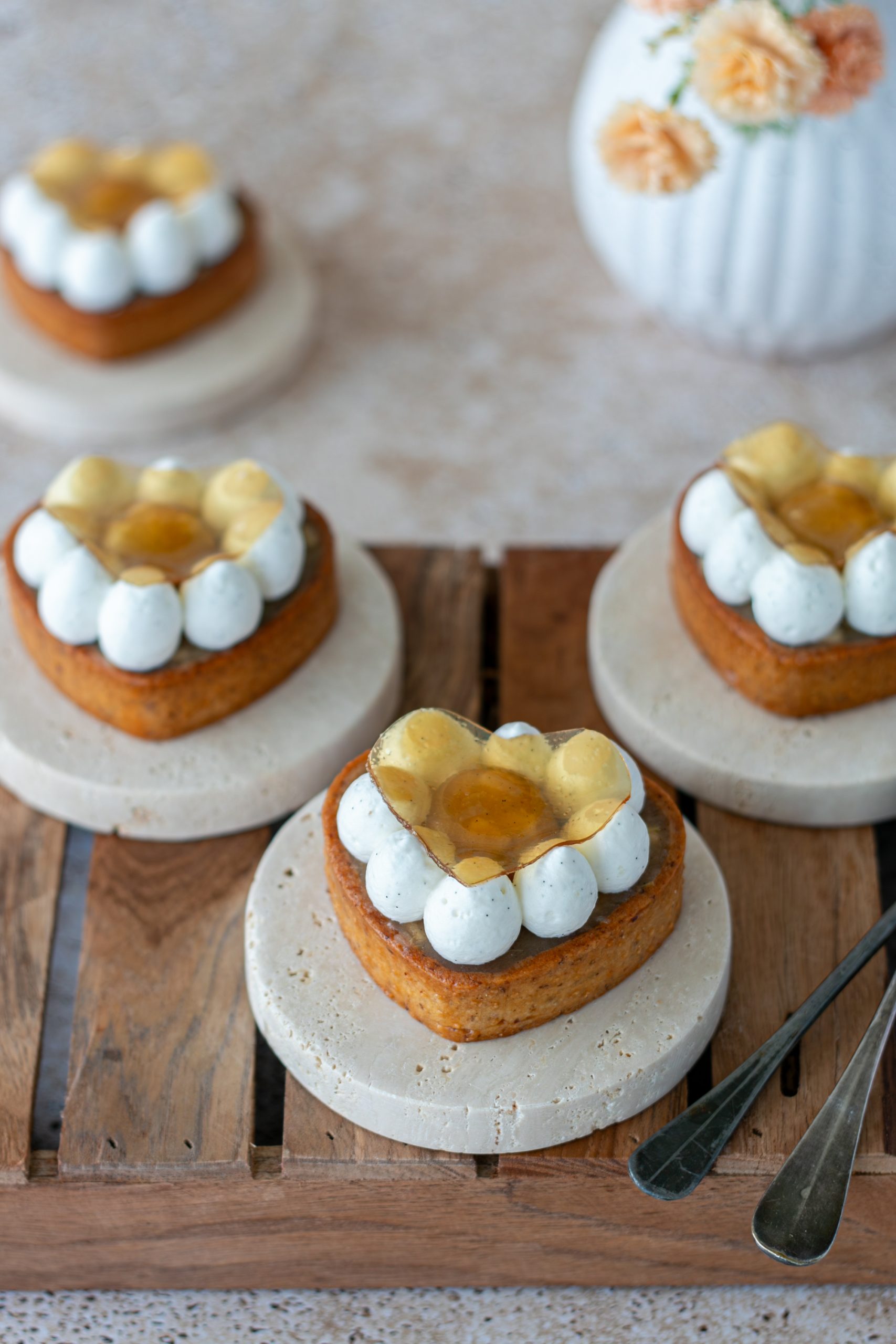 tartelette pomme vanille prunelle de troyes