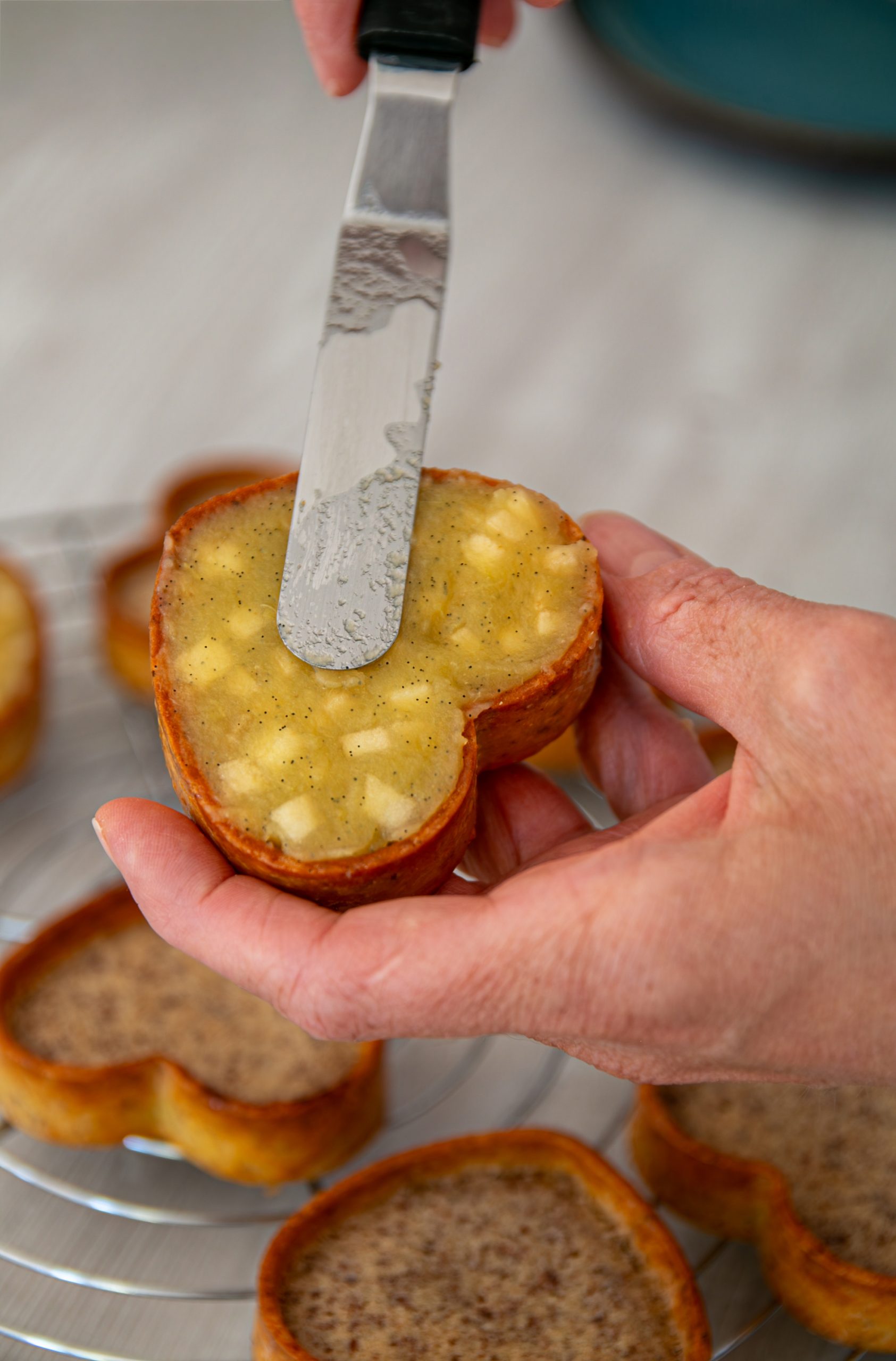 tartelette pomme vanille prunelle de troyes