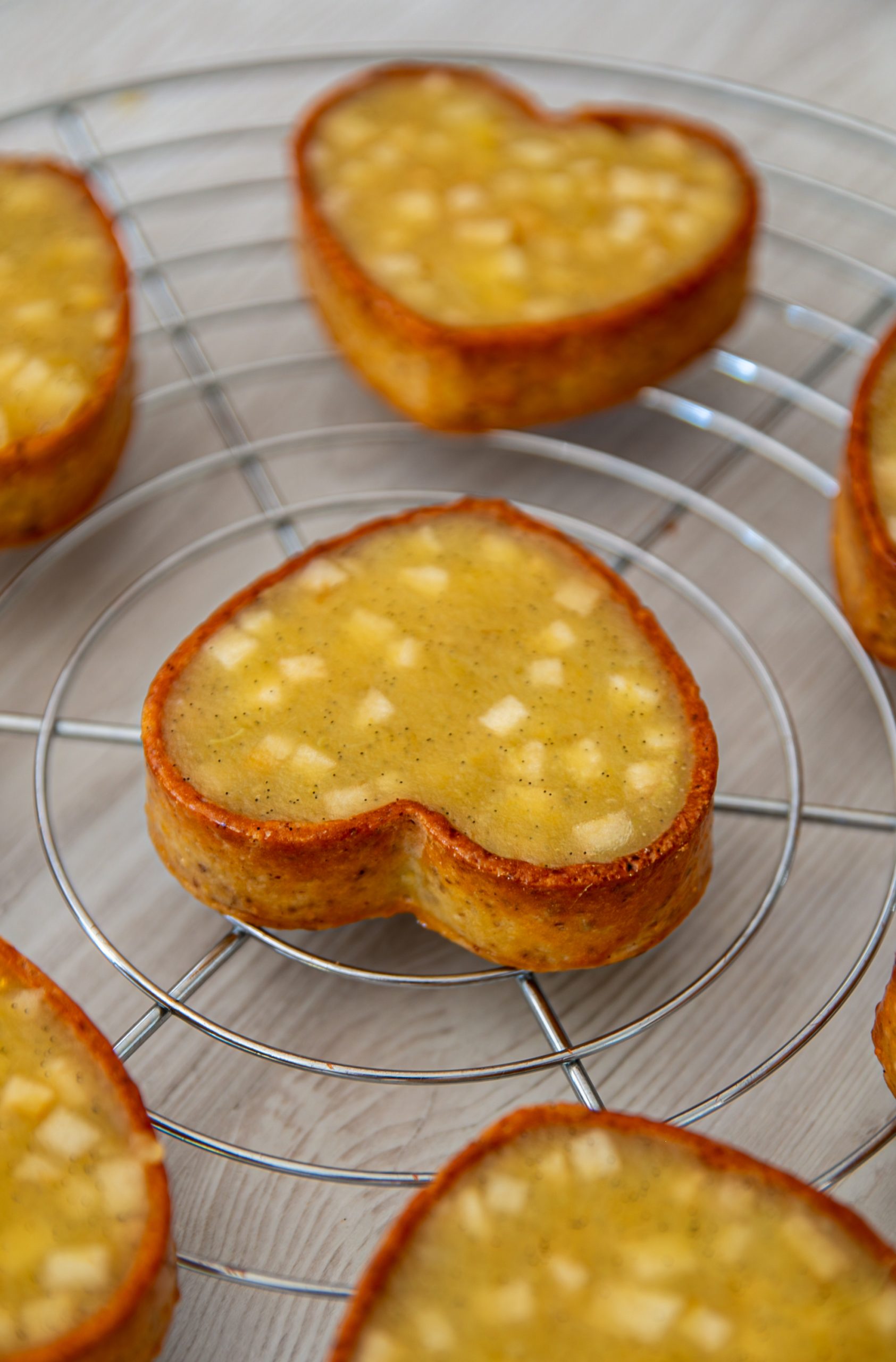 tartelette pomme vanille prunelle de troyes