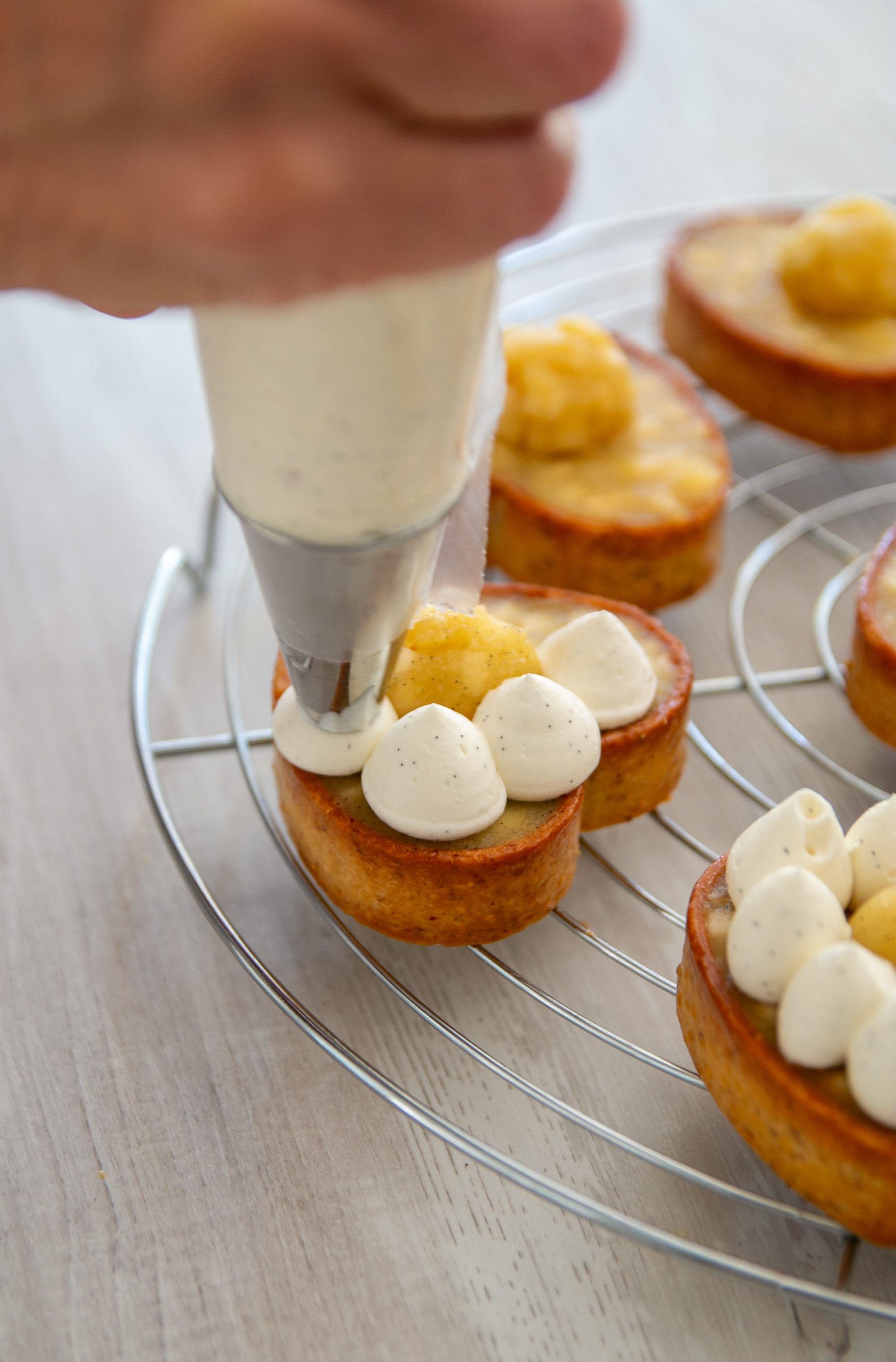 tartelette pomme vanille prunelle de troyes