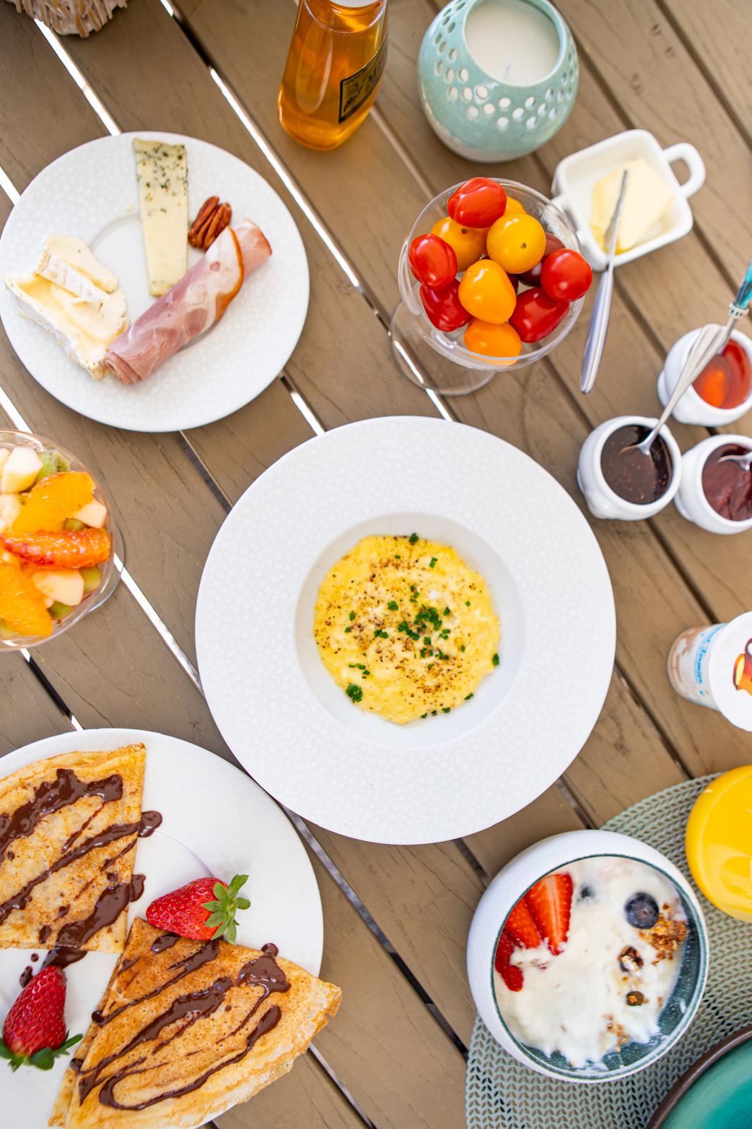petit déjeuner villa de la croix